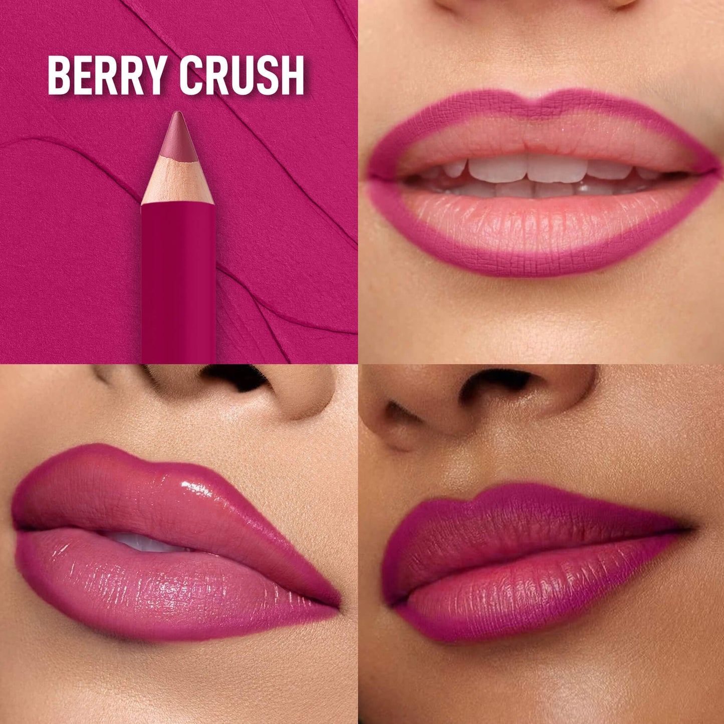 RENEE Curve Matte Lip Liner With Sharpener, 2.5g