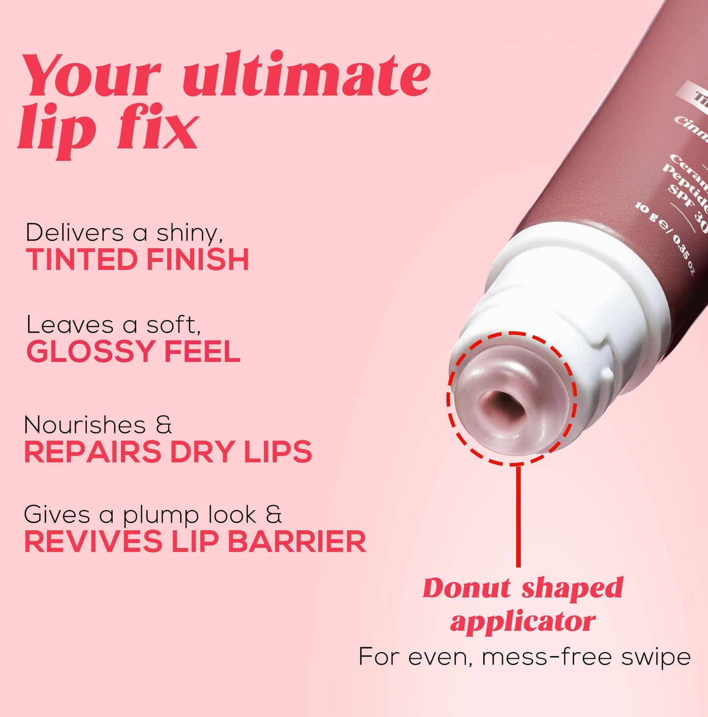 RENEE Juicy Fix Tinted Lip Balm With SPF 30, 10g
