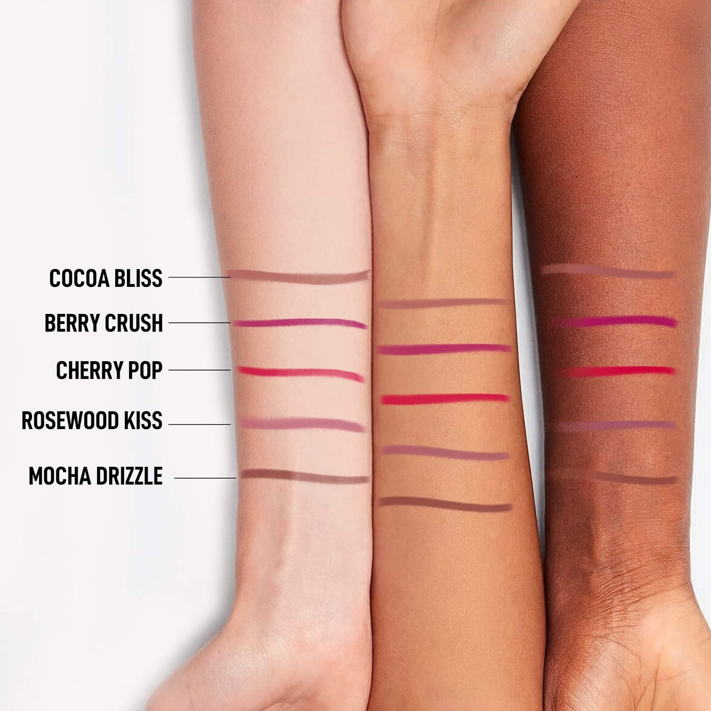 RENEE Curve Matte Lip Liner With Sharpener, 2.5g