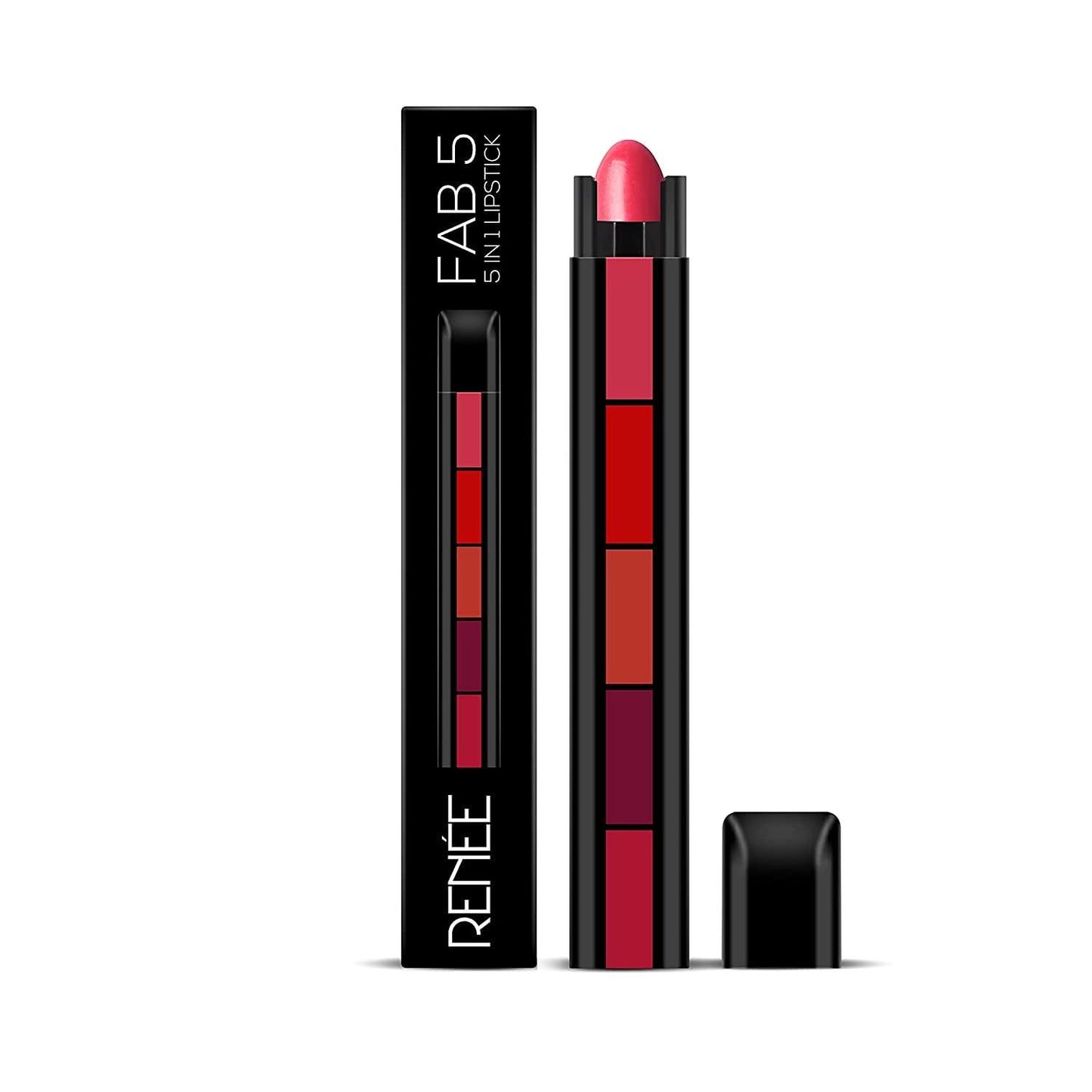 RENEE FAB 5 Matte Finish 5 in 1 Lipstick 7.5gm - Renee Cosmetics