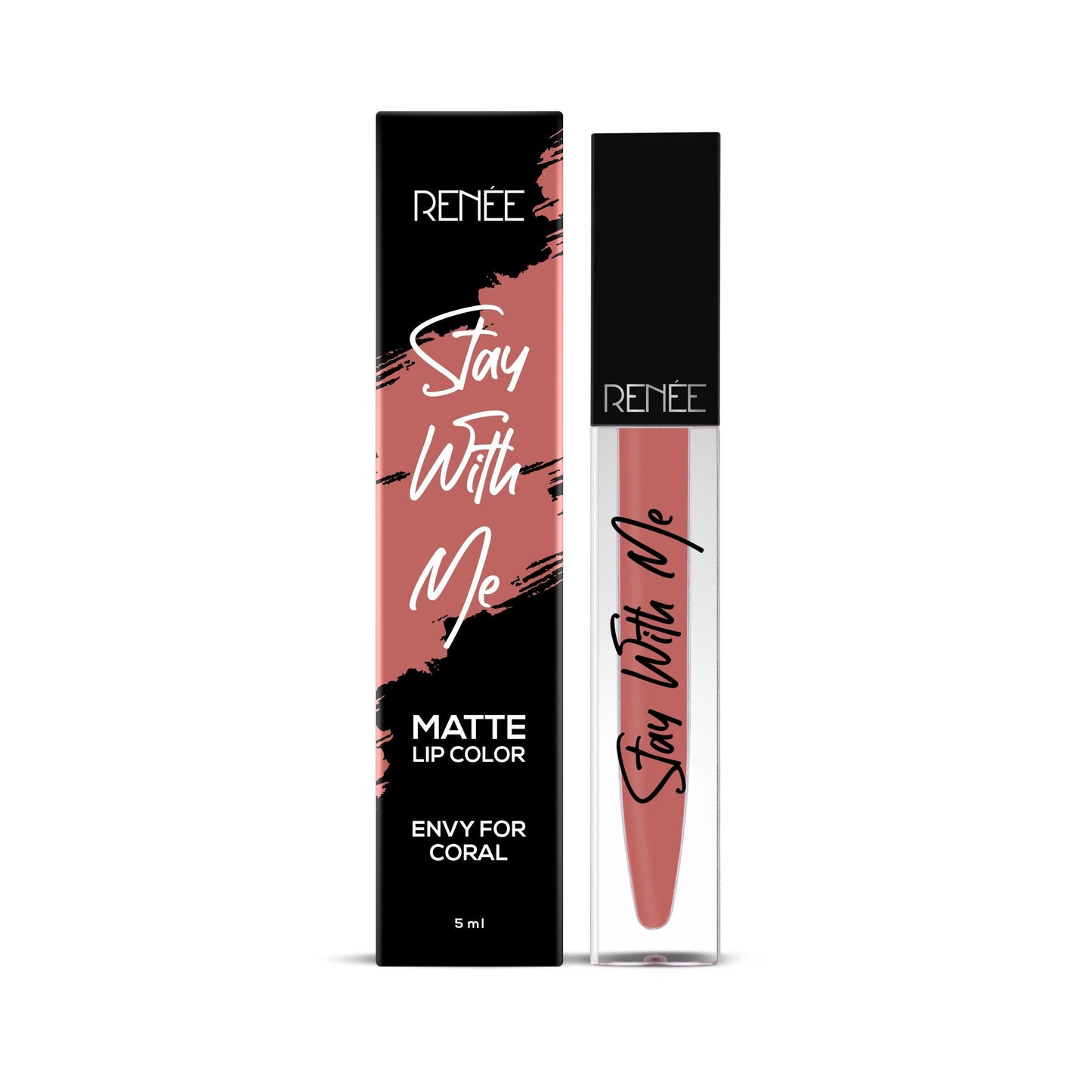 RENEE Stay With Me Non Transfer Matte Liquid Lip Color 5ml - Renee Cosmetics