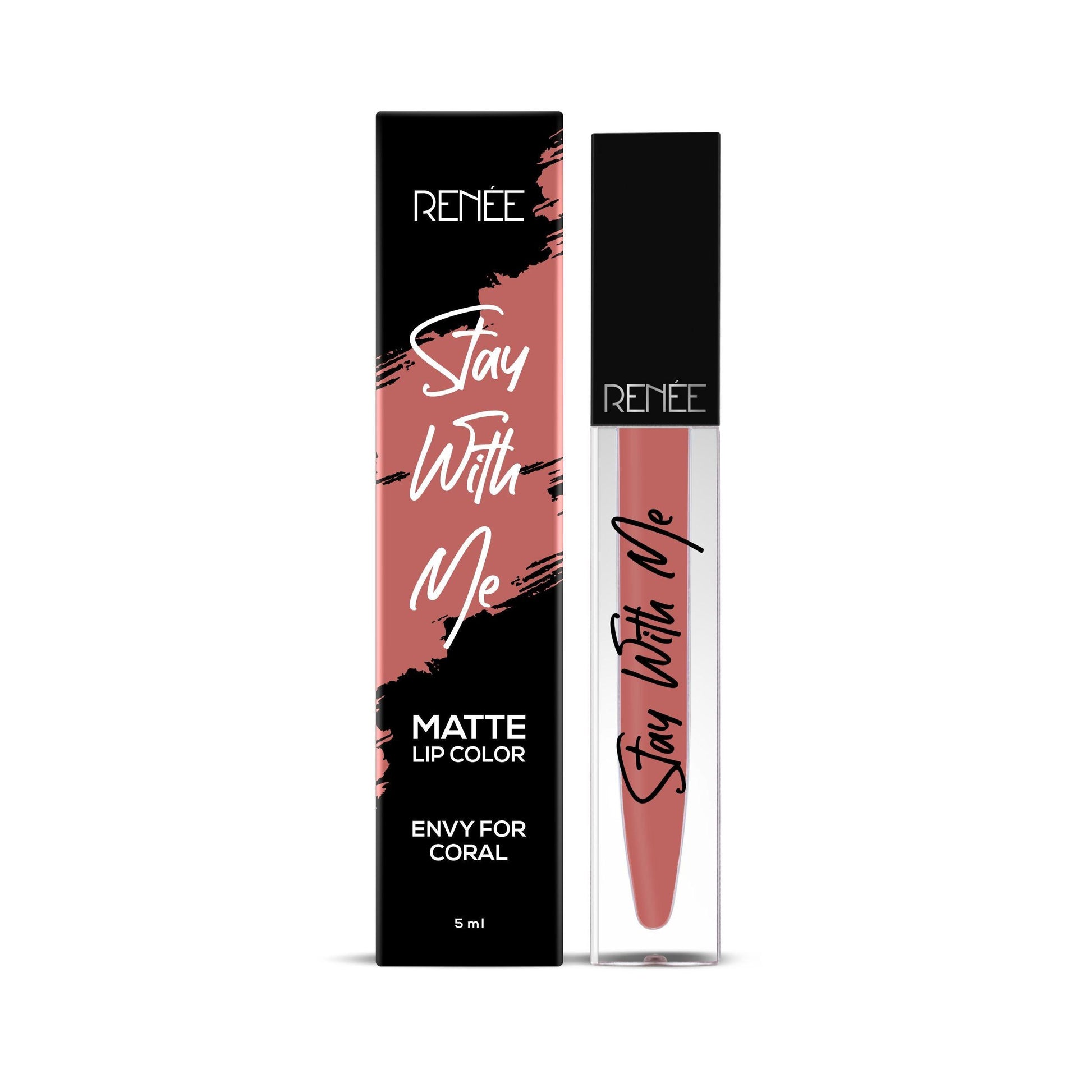RENEE Stay With Me Non Transfer Matte Liquid Lip Color 5ml - Renee Cosmetics