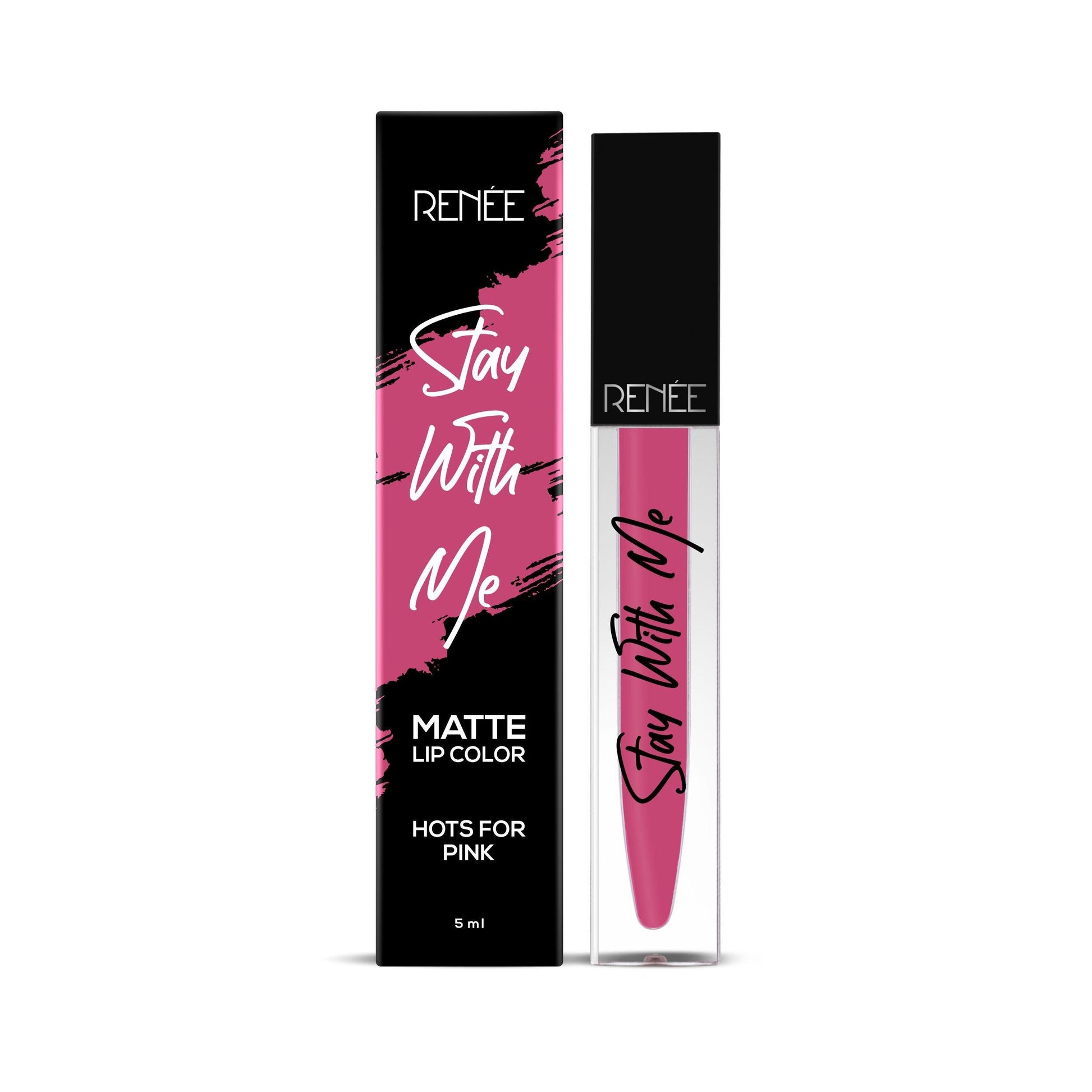 RENEE Stay With Me Non Transfer Matte Liquid Lip Color 5ml - Renee Cosmetics