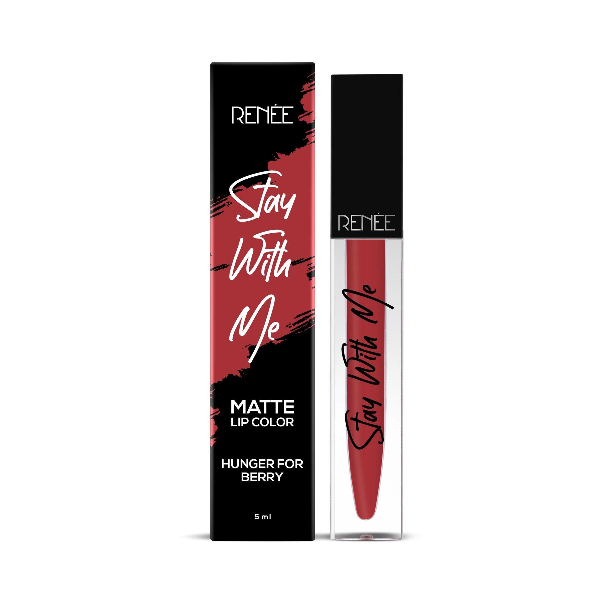 RENEE Stay With Me Non Transfer Matte Liquid Lip Color 5ml - Renee Cosmetics