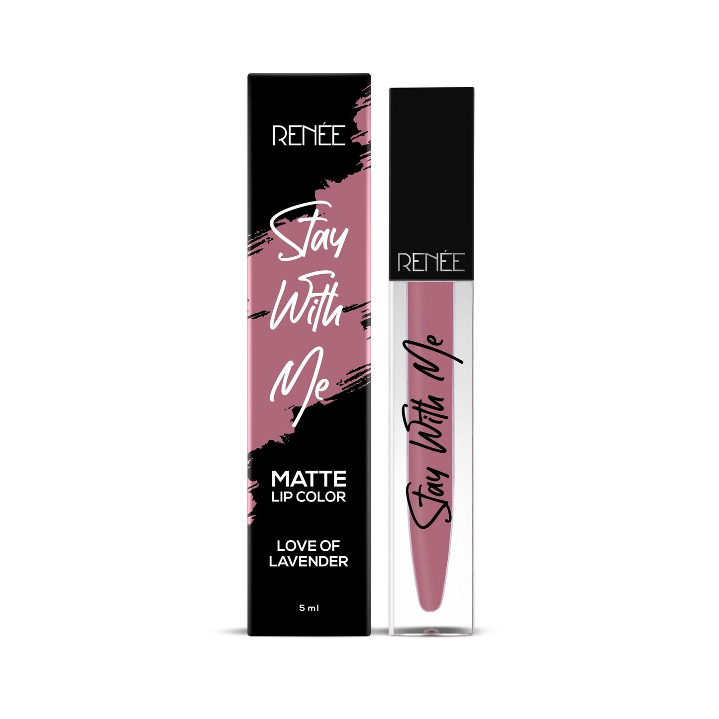 RENEE Stay With Me Non Transfer Matte Liquid Lip Color 5ml - Renee Cosmetics
