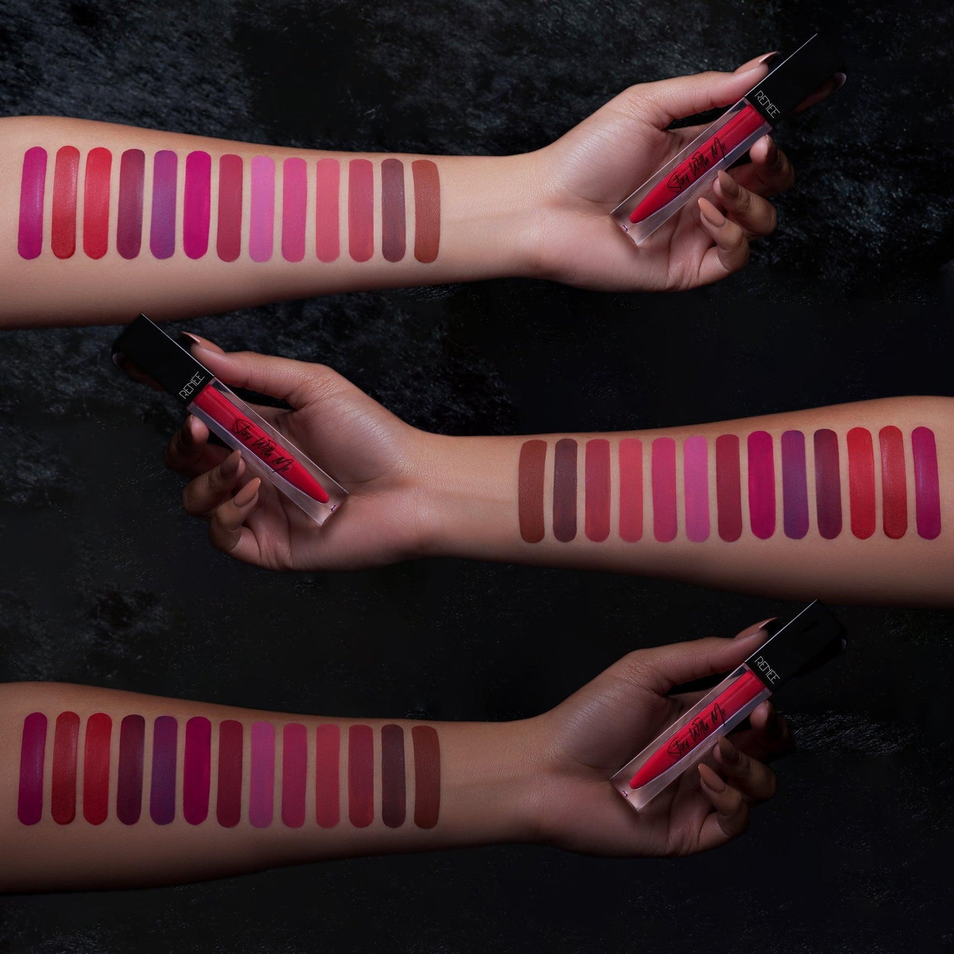 RENEE Stay With Me Non Transfer Matte Liquid Lip Color 5ml - Renee Cosmetics