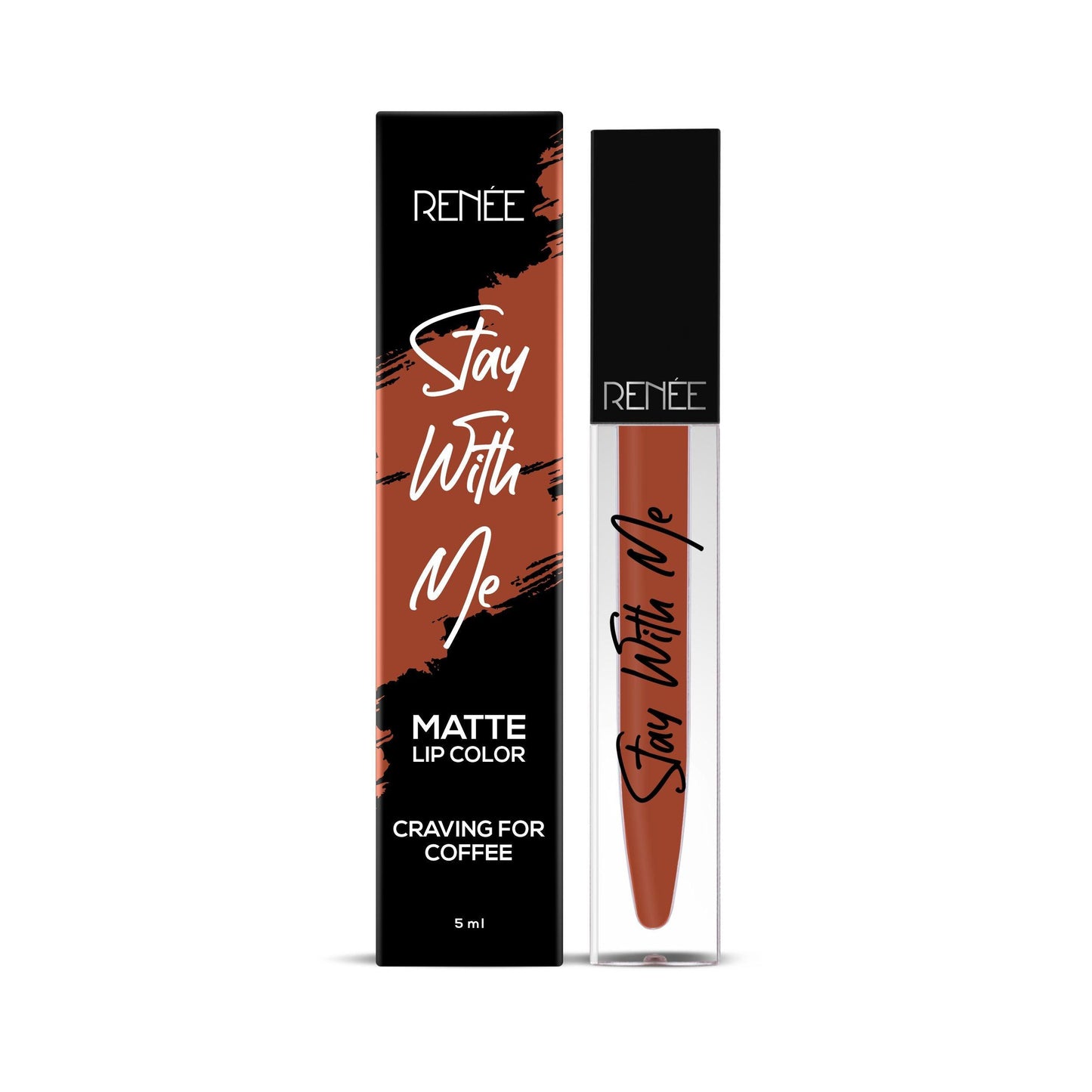 RENEE Stay With Me Non Transfer Matte Liquid Lip Color 5ml - Renee Cosmetics
